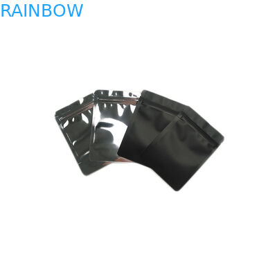 Sachets en matière plastique extérieurs mats empaquetant le petit sac de tirette de papier d'aluminium pour la nourriture