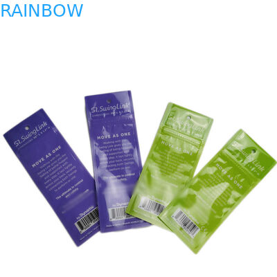 Soudure à chaud scellant les sachets en matière plastique empaquetant l'emballage matériel stratifié de cil de finition avec le zip-lock