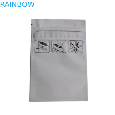 Sachets en matière plastique refermables empaquetant petite le zip-lock imprimé de sac de Lipgloss par coutume pour le cosmétique