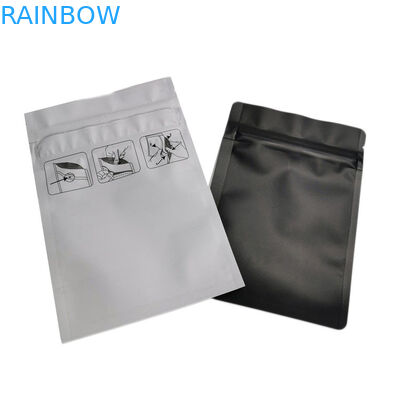 Sachets en matière plastique refermables empaquetant petite le zip-lock imprimé de sac de Lipgloss par coutume pour le cosmétique