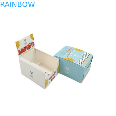 Boîte de papier recyclable empaquetant le logo adapté aux besoins du client par stockage coloré de nourriture d'impression