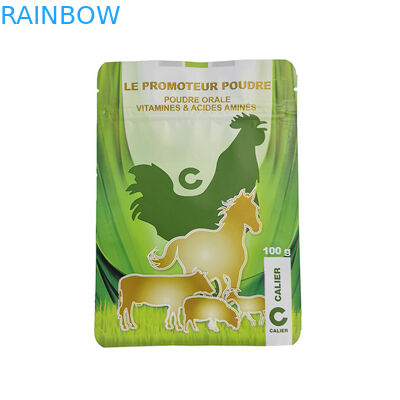 La coutume a imprimé le sac de conditionnement en plastique stratifié par poche d'aliment pour animaux familiers pour l'aliment pour animaux familiers