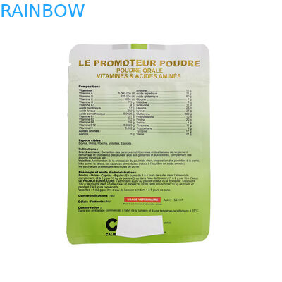 La coutume a imprimé le sac de conditionnement en plastique stratifié par poche d'aliment pour animaux familiers pour l'aliment pour animaux familiers