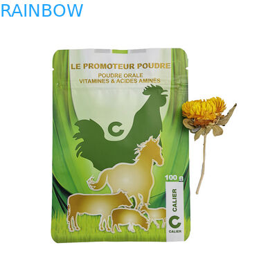 La coutume a imprimé le sac de conditionnement en plastique stratifié par poche d'aliment pour animaux familiers pour l'aliment pour animaux familiers