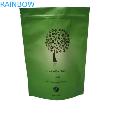 Le café zip-lock Mylar de Doypack d'emballage de poche d'aluminium de papier d'aluminium met en sac la surface de Matt