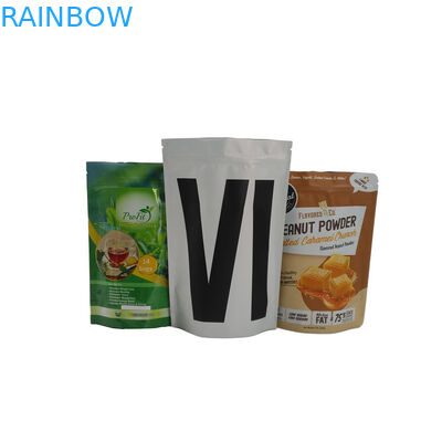 La catégorie comestible tiennent la poudre de poches empaquetant la coutume organique de sacs à thé imprimée