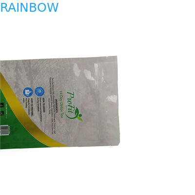 La catégorie comestible tiennent la poudre de poches empaquetant la coutume organique de sacs à thé imprimée
