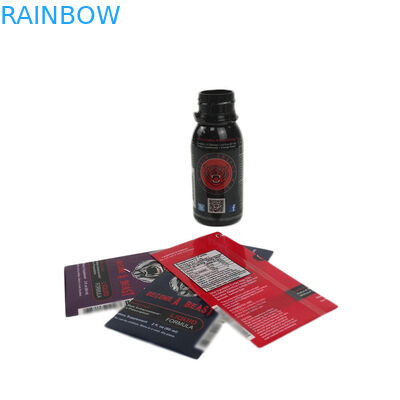 La douille brillante de rétrécissement de stratification marque l'animal familier/PVC tasse en plastique de bouteille non toxique