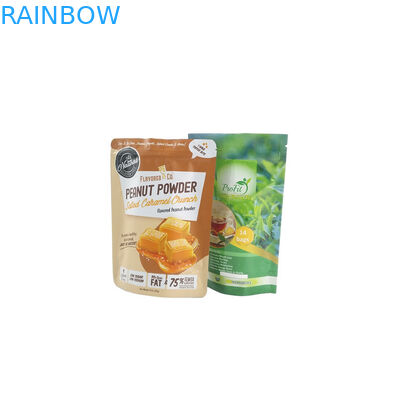 Emballage stratifié zip-lock durable de poudre de supplément d'arachide de papier d'aluminium de sacs de Mylar