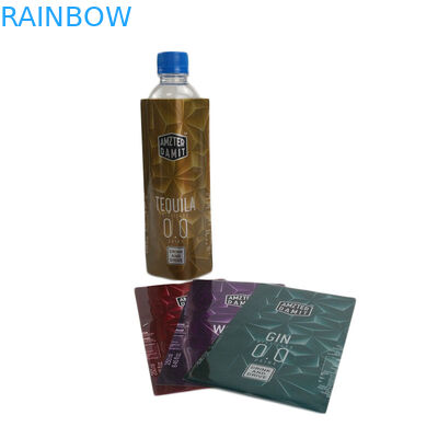 La bouteille de rétrécissement de la chaleur d'impression offset marque l'animal familier/PVC conception adaptée aux besoins du client flexible