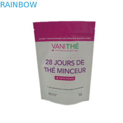 Sacs étanches à l'humidité d'emballage alimentaire de casse-croûte avec la tirette