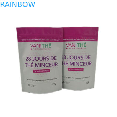 Sacs étanches à l'humidité d'emballage alimentaire de casse-croûte avec la tirette