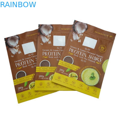 Sac de poche de tirette de papier d'aluminium pour l'emballage de poudre