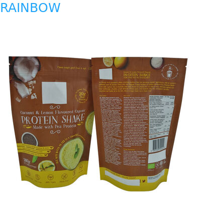 Sac de poche de tirette de papier d'aluminium pour l'emballage de poudre