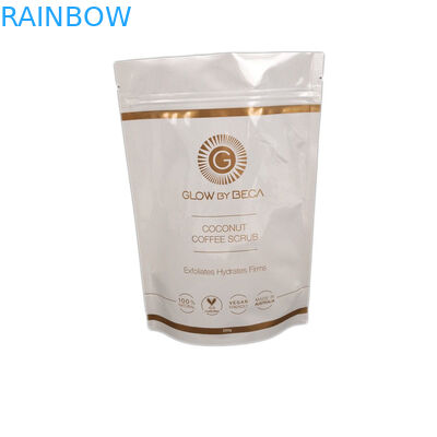 Le corps brillant blanc de finition frottent 150 microns tiennent la poche de tirette