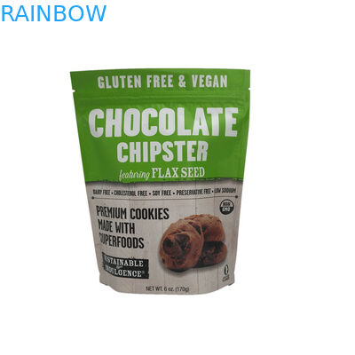 L'aluminium stratifié par zip-lock d'emballage de casse-croûte tiennent la poche