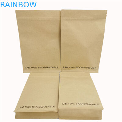 Sacs en papier adaptés aux besoins du client par Vmpet rescellables de catégorie comestible de tirette