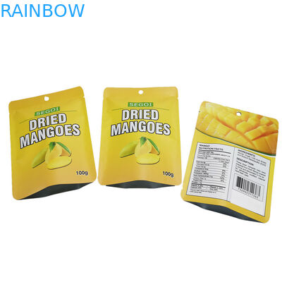 Sacs rescellables d'emballage de casse-croûte d'aluminium de paquet de fruits secs