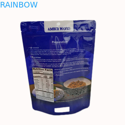 Sacs brillants d'emballage alimentaire de finition de repas de poêle de pizza