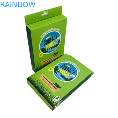 Boîte d'emballage de carton de trou de cintre réutilisée par affichage au détail