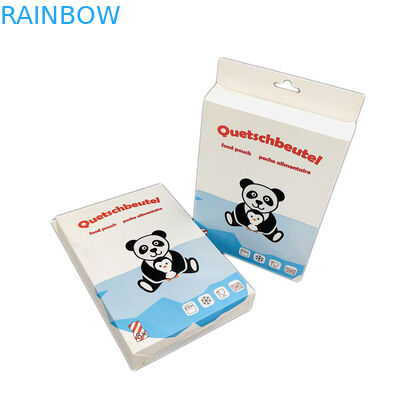 Boîte pliable d'emballage de papier de carton du trou 350g de cintre