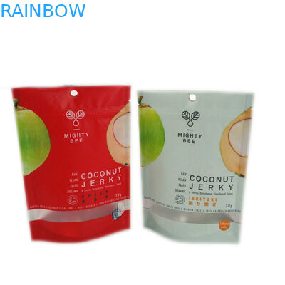 Sachets en matière plastique de papier d'aluminium d'ANIMAL FAMILIER de trou de coup de catégorie comestible