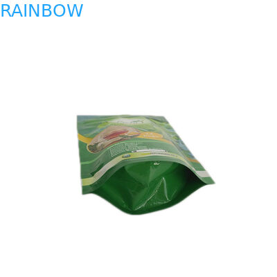 Poches extérieures brillantes d'emballage de thé de serrure rescellable de fermeture éclair