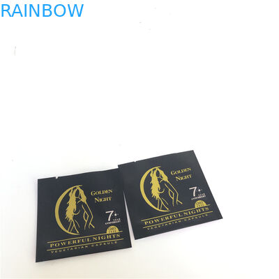 Empaquetage rayé par aluminium gommeux de fines herbes de sachets en matière plastique de Mylar