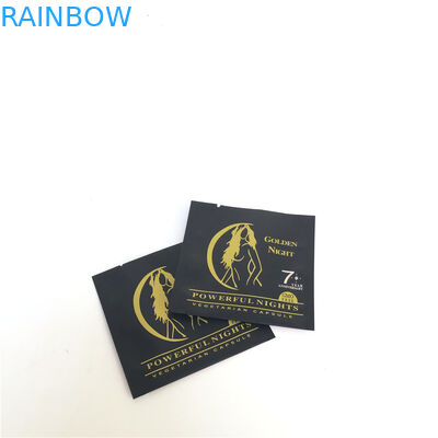 Empaquetage rayé par aluminium gommeux de fines herbes de sachets en matière plastique de Mylar