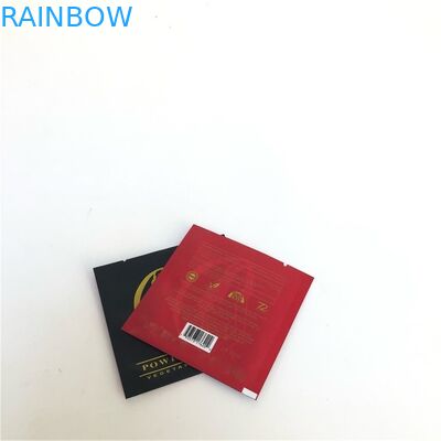 Empaquetage rayé par aluminium gommeux de fines herbes de sachets en matière plastique de Mylar