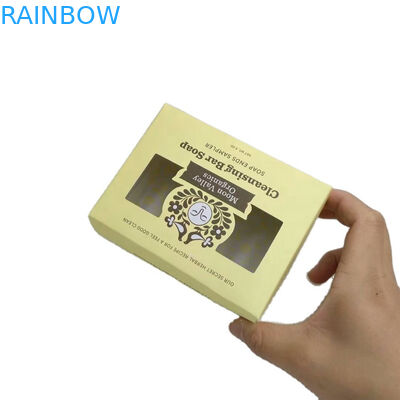 Boîte de papier adaptée aux besoins du client de haute qualité de savon d'estampillage d'or de visage de nettoyage de crème d'emballage de boîte de maquillage cosmétique de luxe de soins de la peau