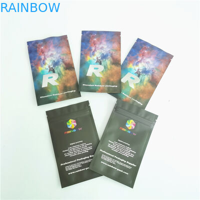 Sachets en matière plastique plats de preuve d'odeur empaquetant les sachets zip-lock pour l'empaquetage de pilules