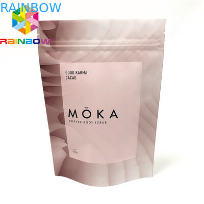 La coutume imprimée tiennent des poches avec le corps zip-lock frottent des sacs avec des entailles de larme