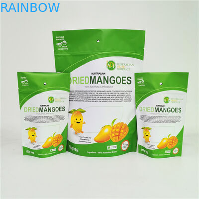 500g 1kg a adapté le sac aux besoins du client zip-lock d'aluminium de Mylar de sac d'emballage de fruits secs de poche de Doypack