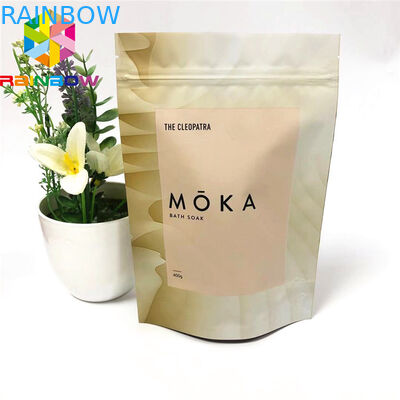 Les sacs zip-lock pour la nourriture le papier d'aluminium que se tiennent met en sac le sac fait sur commande d'emballage de logo