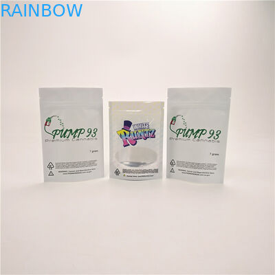 Prélevez la poche librement adaptée aux besoins du client de médecine de biscuits de jungle de runtz de sacs de la preuve CBD d'enfant avec la fenêtre