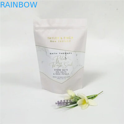 le sac d'emballage de soins de la peau/aluminium d'hologramme tiennent l'emballage de sel de bain avec la fenêtre