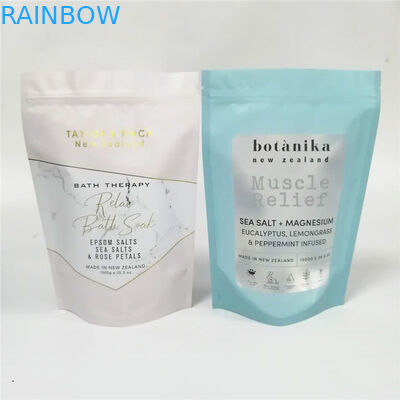 le sac d'emballage de soins de la peau/aluminium d'hologramme tiennent l'emballage de sel de bain avec la fenêtre