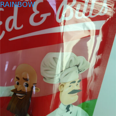 La coutume a imprimé l'emballage de fines herbes rescellable d'encens met en sac le sachet de capsules de poche de CBD Gummies