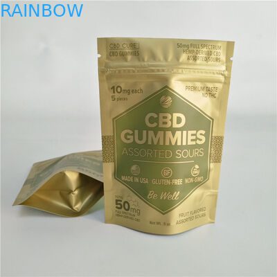 la poche VMPET de 5oz 50mg Cbd Gummies tiennent la poche zip-lock