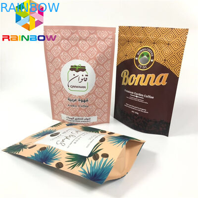 Le support rescellable vers le haut des sacs zip-lock pour la coutume de nourriture/poudre a imprimé le sac de finition mat de poche d'emballage