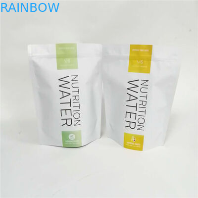 les écrous mélangés faits sur commande de papier d'aluminium d'emballage de poudre de protéine de lait de poule d'écrous se tiennent vers le haut des sacs