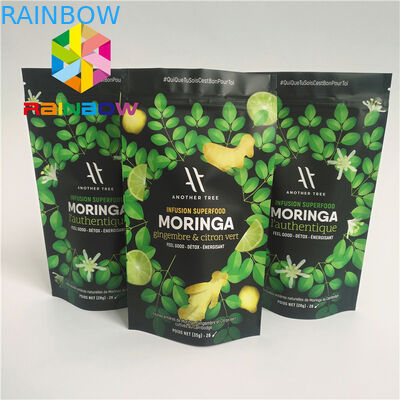 L'impression de Digital de l'emballage de poudre de protéine de lactalbumine se tiennent vers le haut du sac