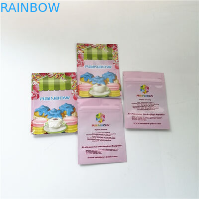 le papier d'aluminium de la fleur 3.5oz se tiennent vers le haut de la poche de impression numérique de sacs d'emballage de poudre de Matcha de dessert de mylar de sac de tirette