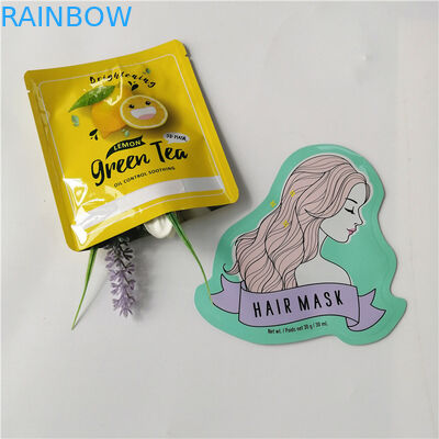 Sachets liquides imprimés blancs de crème hydratante adaptés aux besoins du client par logo cosmétique de sacs d'emballage de soins de la peau