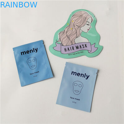 Sacs cosmétiques de brosse de soins de la peau d'emballage des sacs 3ml 5ml de crème hydratante de paquets cosmétiques métalliques de crème