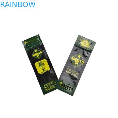 Poche latérale de joint de la cigarette 3 de Mini Sachets For Gold Printing Preroll de fournisseur de Shenzhen avec des sacs de tirette