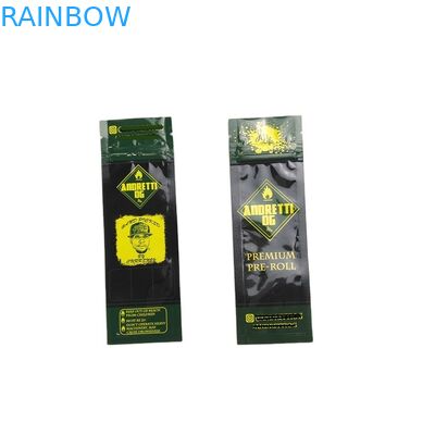 Poche latérale de joint de la cigarette 3 de Mini Sachets For Gold Printing Preroll de fournisseur de Shenzhen avec des sacs de tirette