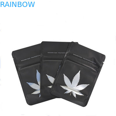 Sucrerie résistante de impression faite sur commande d'enfant de papier d'aluminium empaquetant la poche de Matt Smell Proof Childproof Ziplock de sac de Mylar