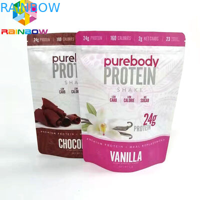 Les sacs zip-lock imprimés faits sur commande d'emballage de Doypack pour la poudre tiennent le sac de stockage de nourriture de papier d'aluminium